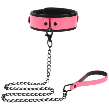 Scala – Taboom Glow Collar & Chain Leash | Bondage Accessory