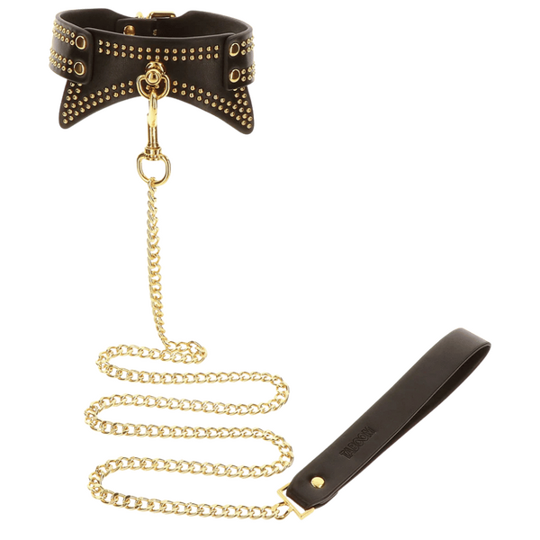 Scala – Vouge Taboom Studded Collar and Leash | BDSM Collar & Leash