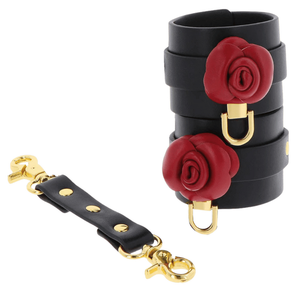 Scala – Taboom Wild Roses Wrist Cuffs | BDSM Restraint Accessories