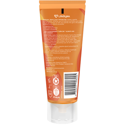 Lifestyles - Warm Lovin' |  Intimate Gel 80ml