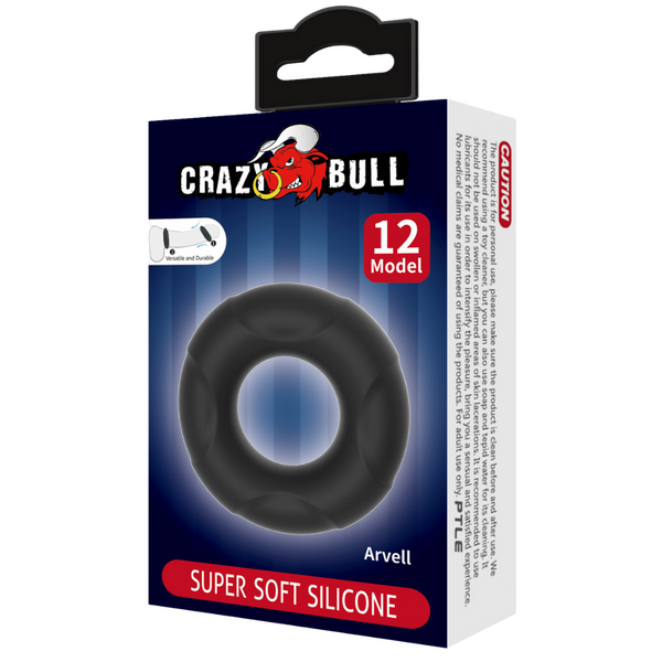Pretty Love - Crazy Bull Super Soft Silicone Cockring - Arvell | Cock Ring