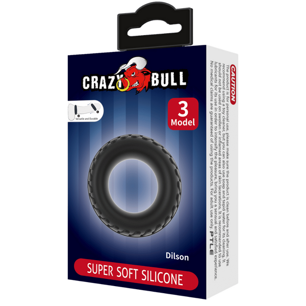 Pretty Love - Crazy Bull Super Soft Silicone Cockring - Dilson | Cock Ring