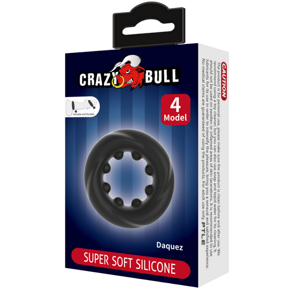 Pretty Love - Crazy Bull Super Soft Silicone Cockring - Daquez | Cock Ring