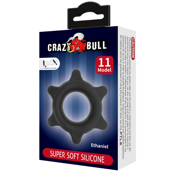 Pretty Love - Crazy Bull Super Soft Silicone Cockring - Ethaniel | Cock Ring