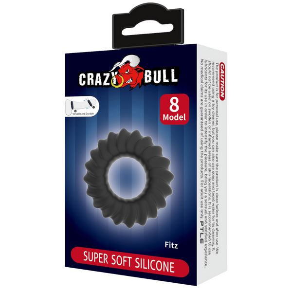 Pretty Love - Crazy Bull Super Soft Silicone Cockring - Fitz | Cock Ring