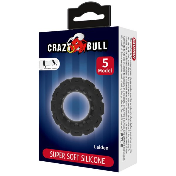 Pretty Love - Crazy Bull Super Soft Silicone Cockring - Laiden | Cock Ring