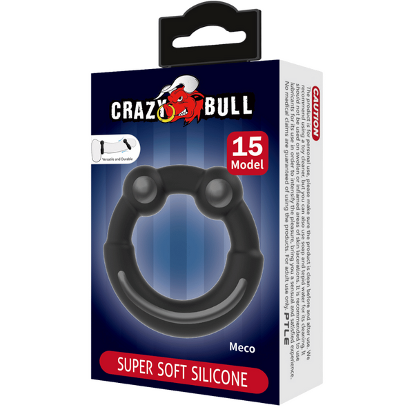 Pretty Love - Crazy Bull Super Soft Silicone Cockring - Meco | Cock Ring