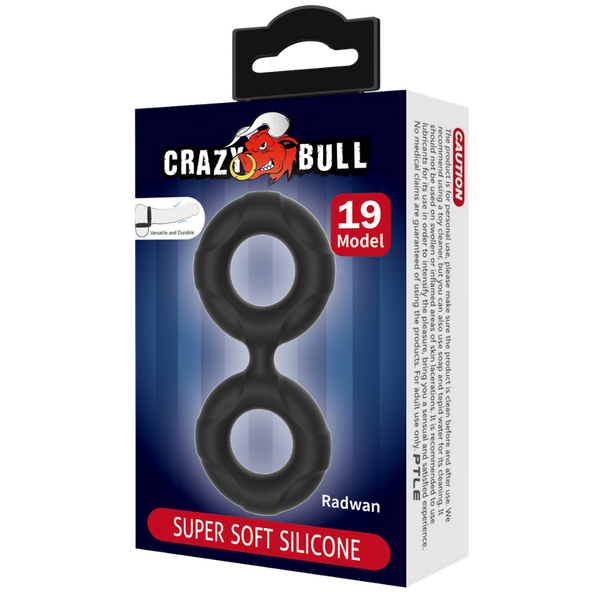 Pretty Love - Crazy Bull Super Soft Silicone Cockring - Radwan | Cock & Ball Ring