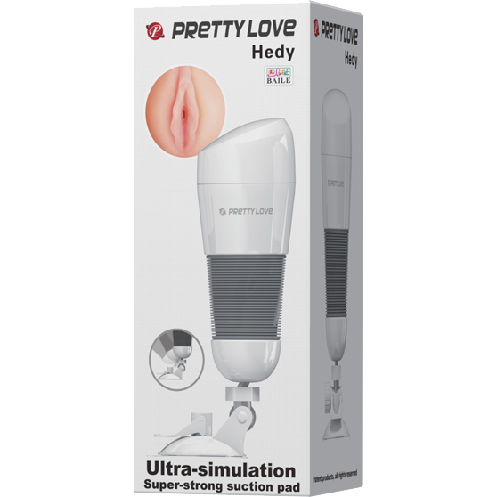Pretty Love - Hedy w/ Wall Mount | Vibrating Masturbator