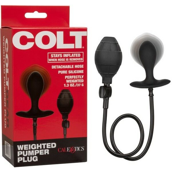 COLT® by CalExotics - Weighted Pumper Plug | Inflatable Anal Plug