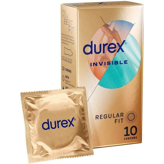 Durex - Invisible 10 Pack Regular Fit | Condoms
