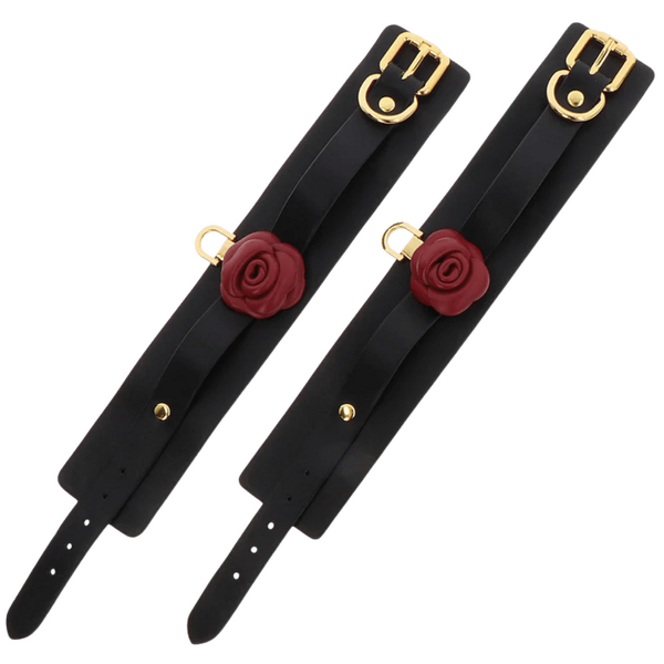 Scala – Taboom Wild Roses Wrist Cuffs | BDSM Restraint Accessories
