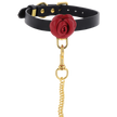 Scala – Taboom Wild Roses Collar & Leash | BDSM Collar & Leash