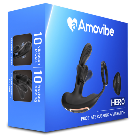 Amovibe - Hero Prostate Rubbing & Vibration Massager | Prostate Vibe