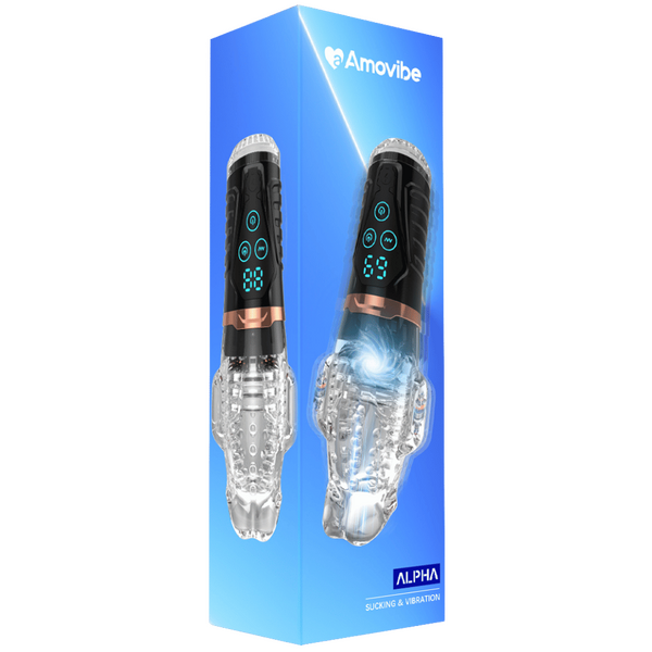 Amovibe - Alpha | Sucking & Vibrating Masturbator