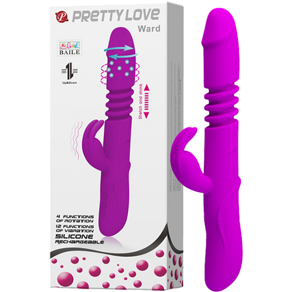 Pretty Love - Ward | Thrusting & Rotating Rabbit Vibrator