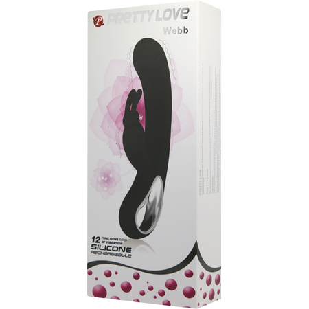 Pretty Love –  Webb | Rechargeable Dual-Motor Silicone Vibrator