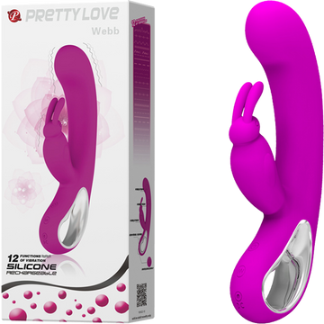 Pretty Love –  Webb | Rechargeable Dual-Motor Silicone Vibrator
