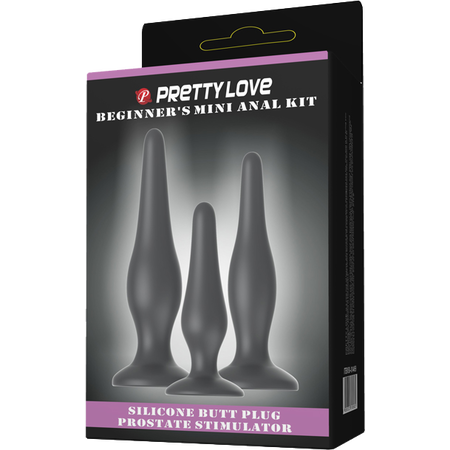 Pretty Love - Beginner's Mini Anal Kit | Butt Plug Set