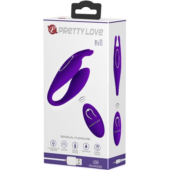 Pretty Love - Bill | Remote Control Dual Stimulator