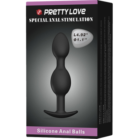 Pretty Love - Special Anal Stimulation Silicone Anal Balls 4.92" | Anal Balls