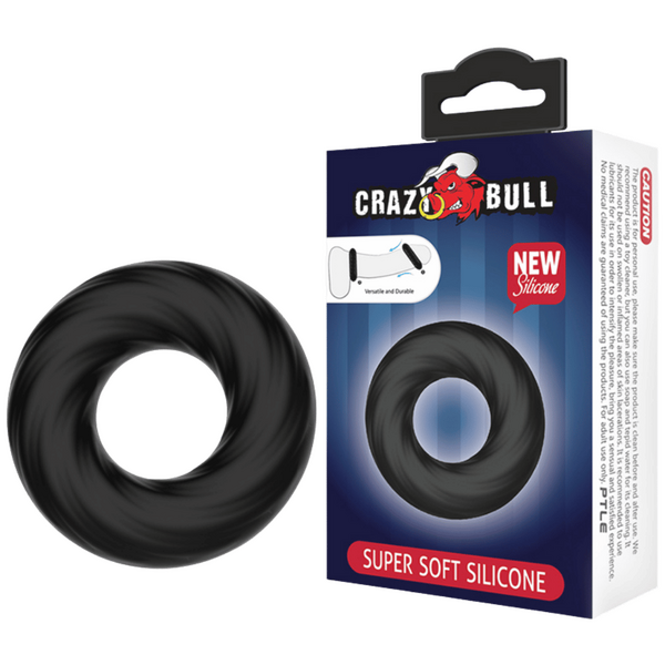Pretty Love - Crazy Bull Super Soft Silicone Cockring - Twist | Cock Ring
