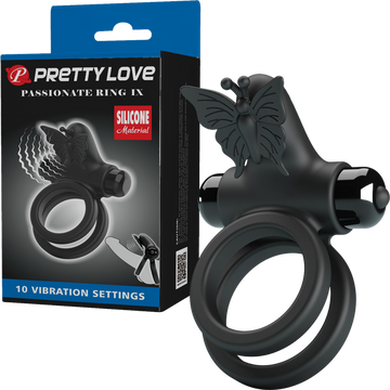 Pretty Love - Passionate Ring IX | Vibrating Cock & Ball Ring
