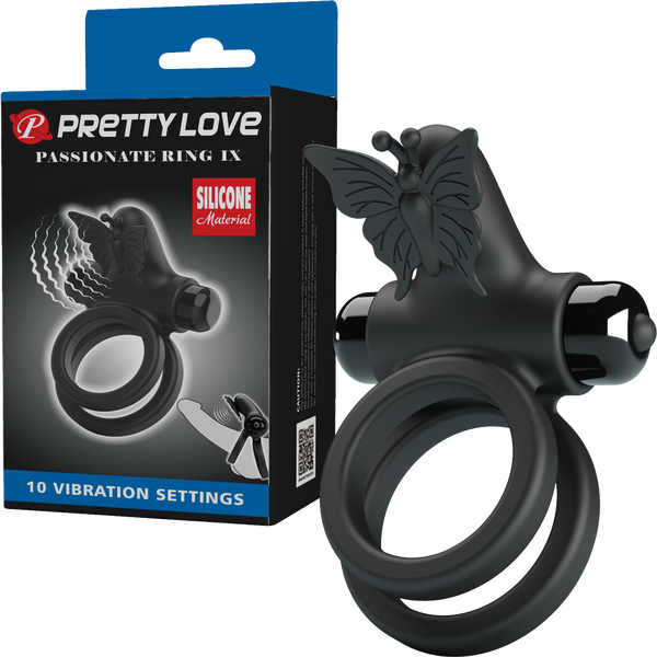 Pretty Love - Passionate Ring IX | Vibrating Cock & Ball Ring