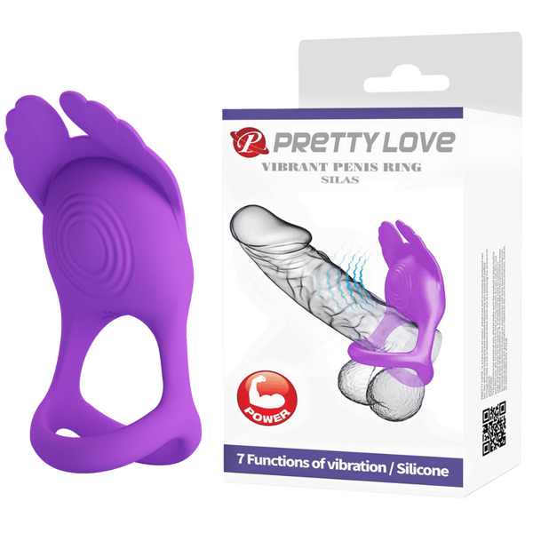 Pretty Love - Vibrant Penis Ring - Silas | Vibrating Cock & Ball Ring