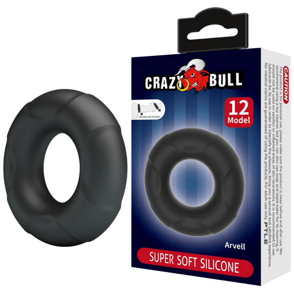 Pretty Love - Crazy Bull Super Soft Silicone Cockring - Arvell | Cock Ring