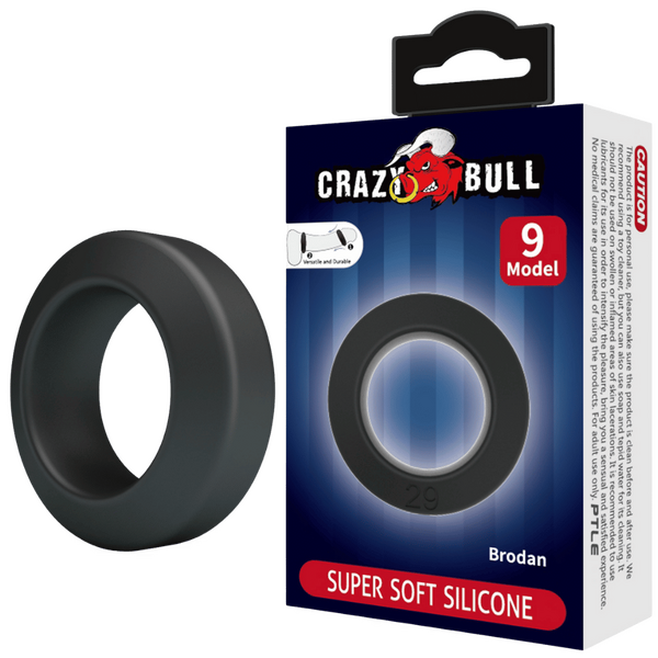 Pretty Love - Crazy Bull Super Soft Silicone Cockring - Brodan | Cock Ring