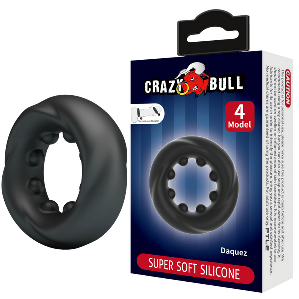 Pretty Love - Crazy Bull Super Soft Silicone Cockring - Daquez | Cock Ring
