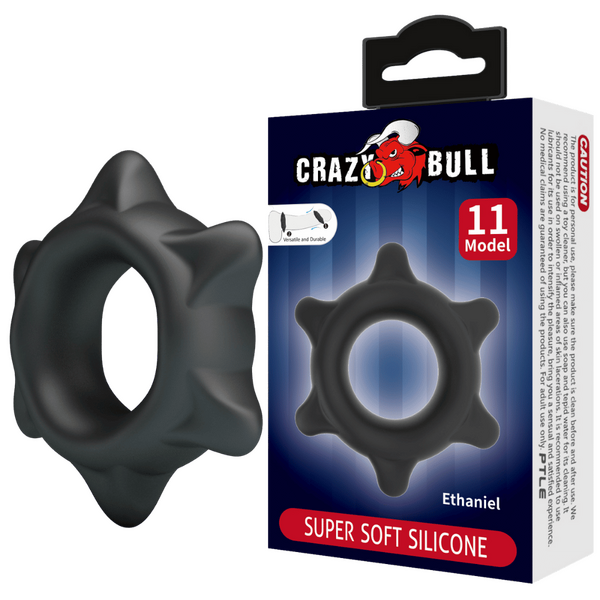 Pretty Love - Crazy Bull Super Soft Silicone Cockring - Ethaniel | Cock Ring