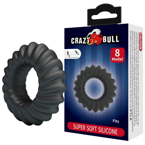 Pretty Love - Crazy Bull Super Soft Silicone Cockring - Fitz | Cock Ring