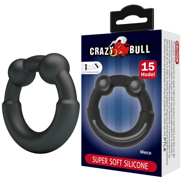 Pretty Love - Crazy Bull Super Soft Silicone Cockring - Meco | Cock Ring
