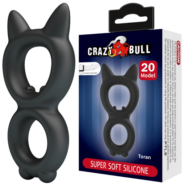 Pretty Love - Crazy Bull Super Soft Silicone Cockring - Toran | Cock& Ball Ring