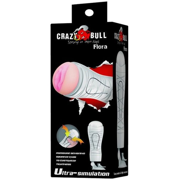 Pretty Love - Crazy Bull Flora Mouth | Male Masturbator