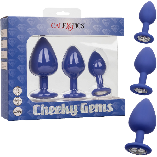 CalExotics – Cheeky™ Gems | 3-Piece Anal Training Plug Kit