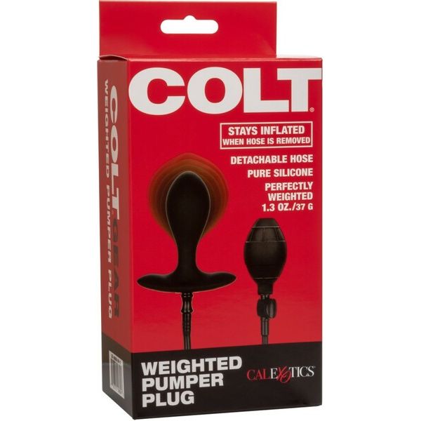 COLT® by CalExotics - Weighted Pumper Plug | Inflatable Anal Plug