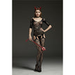 Love In Leather - Micro Fishnet Top w/ Garter stockings | One Size