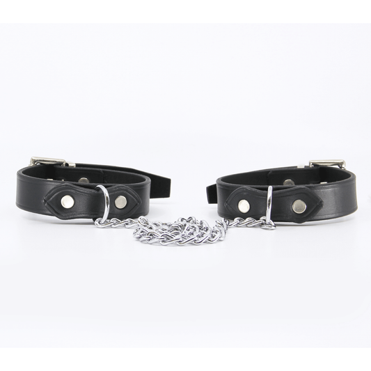 Love In Leather - Ankle Restraints | Chain Join
