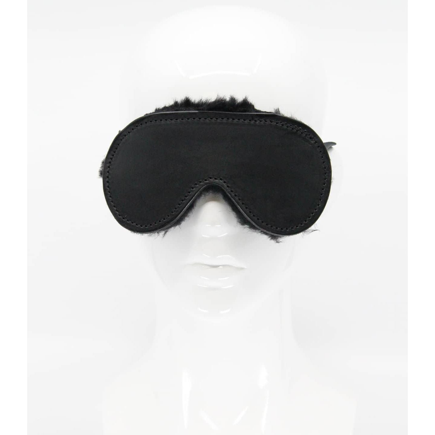 Love In Leather - Australian Sheepskin Lined Blindfold | Purple