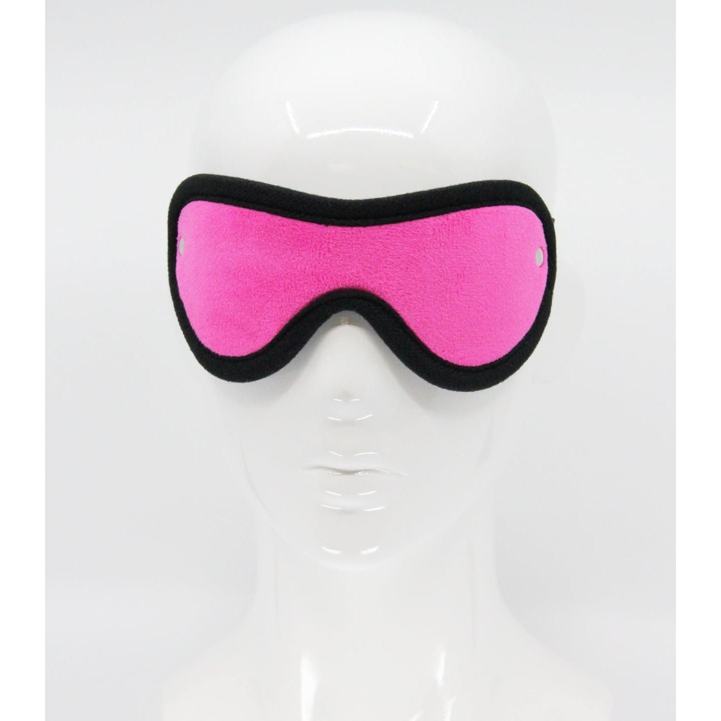 Love In Leather - Soft Faux Fur Blindfold | Black