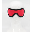 Love In Leather - Soft Faux Fur Blindfold | Red