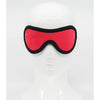 Love In Leather - Soft Faux Fur Blindfold | Red