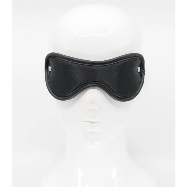 Love In Leather - Satin Blindfold | Black