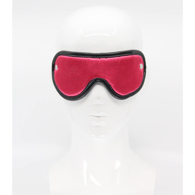 Love In Leather - Satin Blindfold | Red