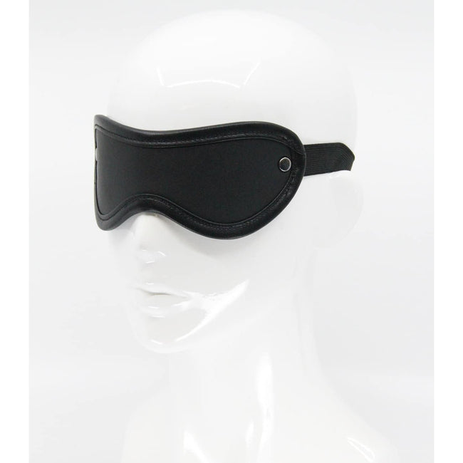 Love In Leather - Leather Blindfold | Pewter