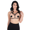 Love In Leather - Cross Over Harness Bralette | One Size