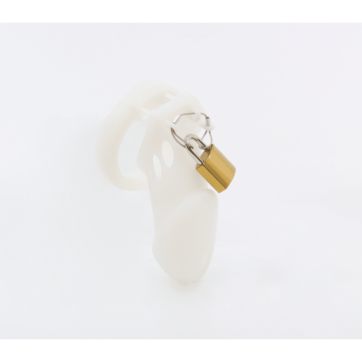 Love In Leather - Silicone Cock Cage | Long Clear